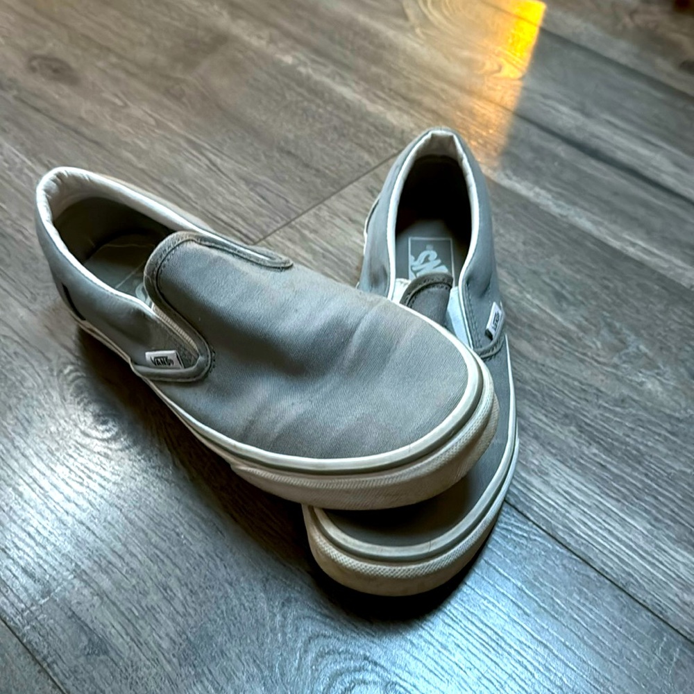 Barely warm grey vans